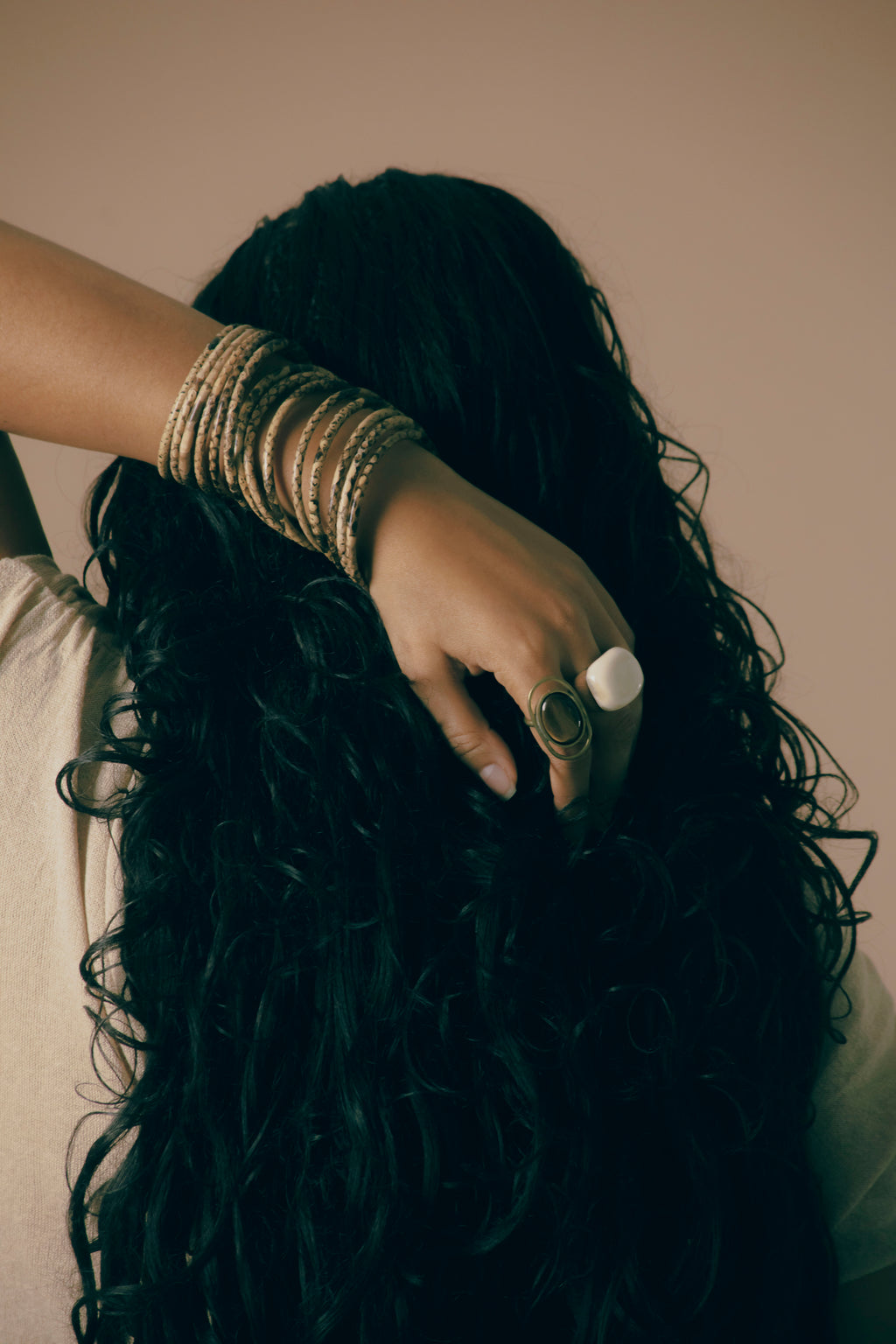 Snake Skin Slim Bangle